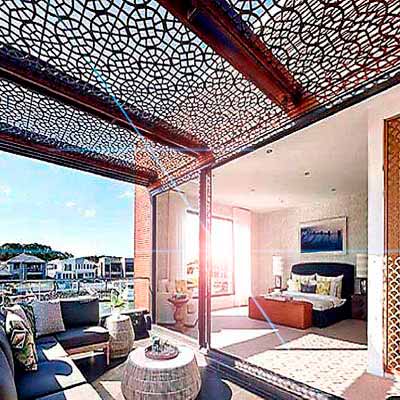 Pergolado de varanda em metal — Metalrail